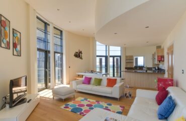 Westbay Penthouse open-plan living room